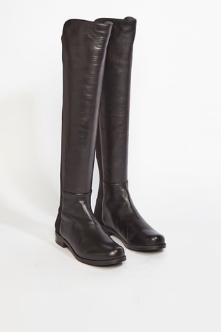 Bottines en cuir d’agneau - Noir