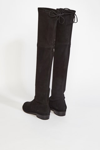 Cuissardes en cuir de chèvre Lowland - Noir