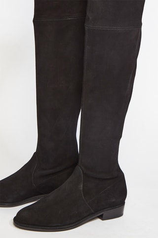 Cuissardes en cuir de chèvre Lowland - Noir