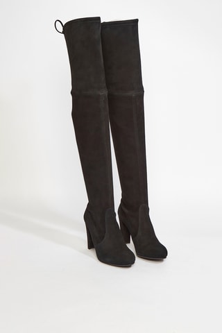 Cuissardes en cuir de chèvre Lowland - Camel