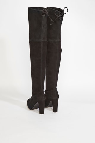 Cuissardes en cuir de chèvre Lowland - Camel