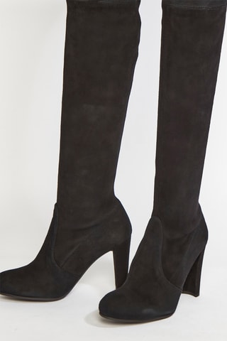 Cuissardes en cuir de chèvre Lowland - Camel