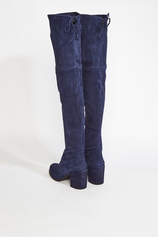 Cuissardes en cuir de chèvre Tieland - Bleu