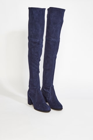 Cuissardes en cuir de chèvre Tieland - Bleu