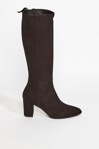 Bottes en cuir de chèvre Hettie - Noir