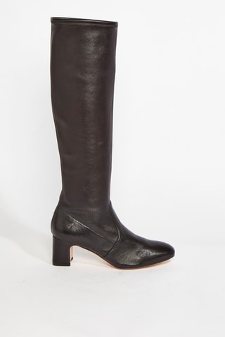 Bottines en cuir de chèvre Milla - Noir