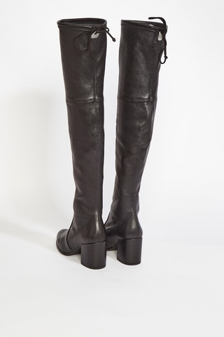 Bottes en cuir d’agneau Tieland - Noir