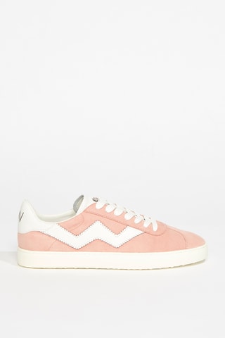 Baskets en cuir de chèvre Daryl - Saumon