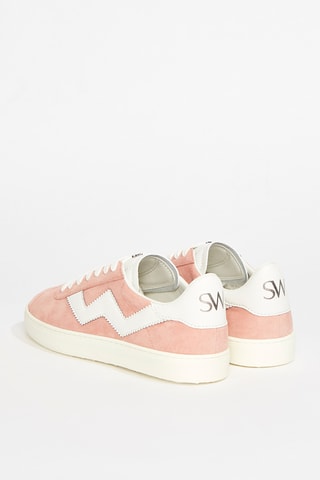 Baskets en cuir de chèvre Daryl - Saumon