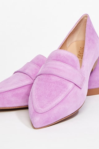 Slippers en cuir de chèvre Clovie - Violet