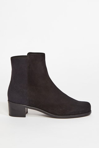 Bottines en cuir de chèvre nubuck Easyon Reserve - Noir