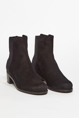 Bottines en cuir de chèvre nubuck Easyon Reserve - Noir