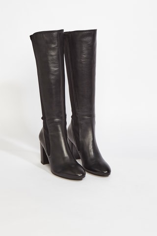 Bottes en cuir de d’agneau Liva 80 - Noir