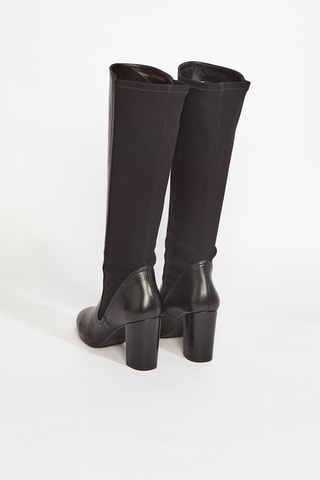Bottes en cuir de d’agneau Liva 80 - Noir