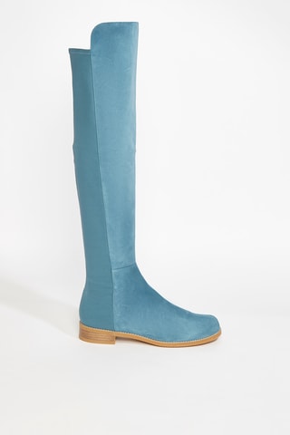 Bottines en cuir de chèvre Cerulean - Bleu