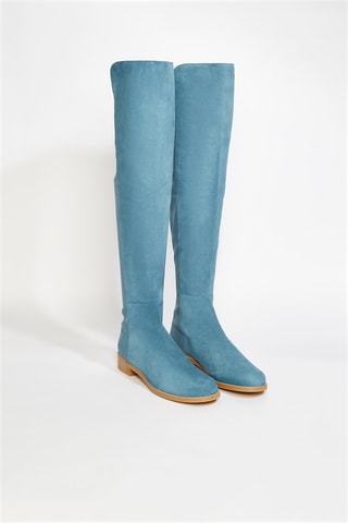 Bottines en cuir de chèvre Cerulean - Bleu