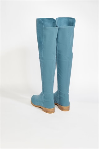 Bottines en cuir de chèvre Cerulean - Bleu