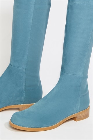 Bottines en cuir de chèvre Cerulean - Bleu