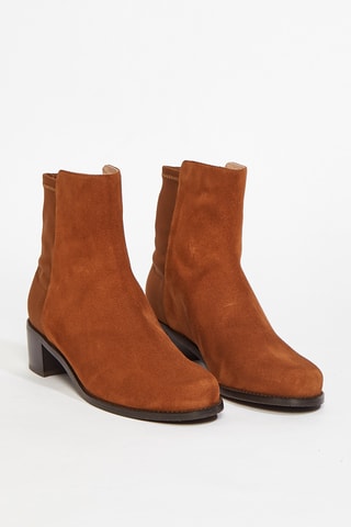 Bottines en cuir de chèvre nubuck Easyon Reserve - Marron