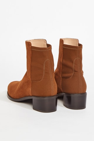 Bottines en cuir de chèvre nubuck Easyon Reserve - Marron