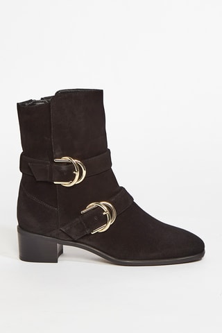 Bottines en nubuck Britain - Noir