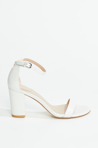 Sandales à talons en cuir Nearlynude - Blanc