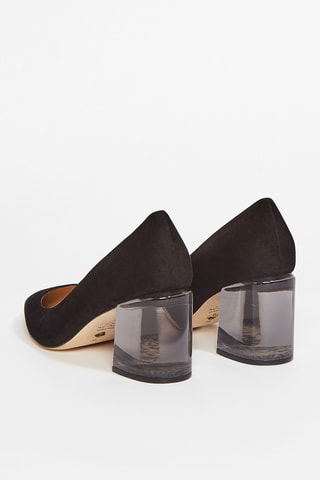 Escarpins en cuir de chèvre Loulou - Noir