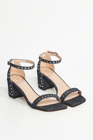 Sandales à talons Simple Sq Stud - Indigo