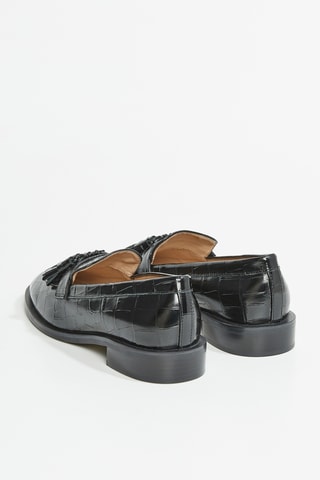 Mocassins en cuir de veau Sutton loafer - Noir