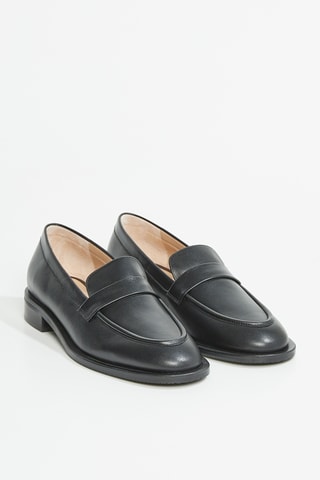 Mocassins en cuir de veau Palmer - Noir