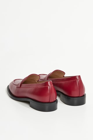 Mocassins en cuir de veau Palmer - Bordeaux