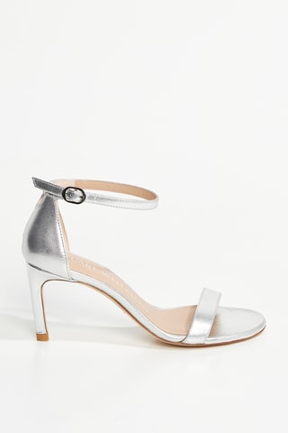 Sandales en cuir de chèvre Nunakedstraight - Argenté