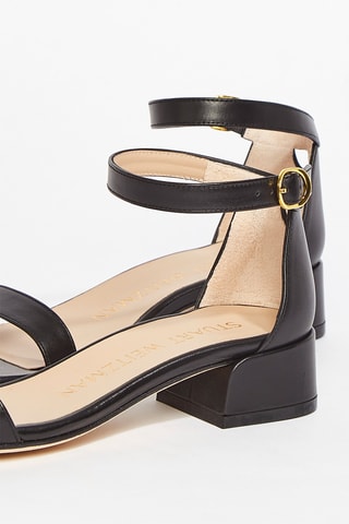 Sandales à talons en cuir de veau Nudistjune - Noir