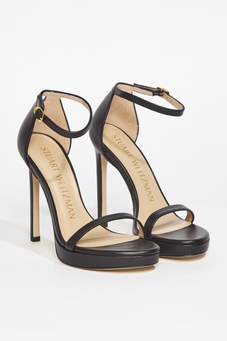 Sandales à talons en cuir Nudist Disco - Noir