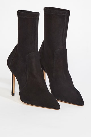 Bottines en cuir de chèvre Stuart - Noir