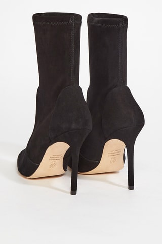 Bottines en cuir de chèvre Stuart - Noir