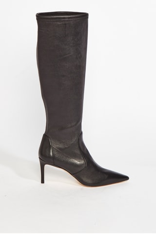 Bottines en cuir d’agneau Stuart - Noir