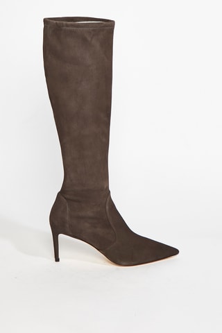 Bottes en cuir de chèvre Stuart - Gris