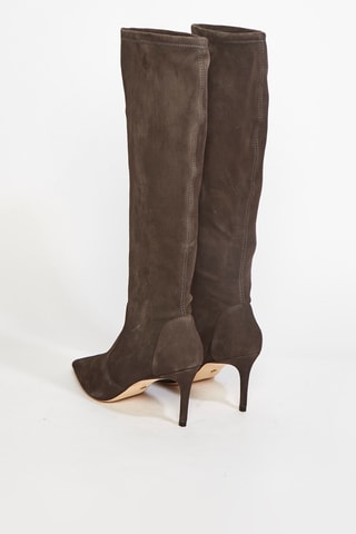 Bottes en cuir de chèvre Stuart - Gris