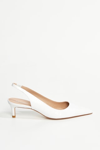 Escarpins en cuir Stuart - Blanc