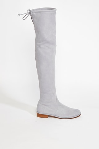 Cuissardes en cuir de chèvre Lowland - Gris clair