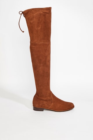 Cuissardes en cuir de chèvre Lowland - Camel