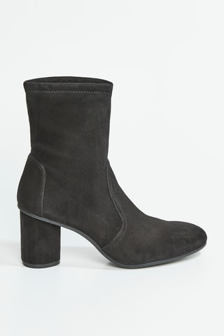 Bottines en cuir de chèvre Margot - Noir