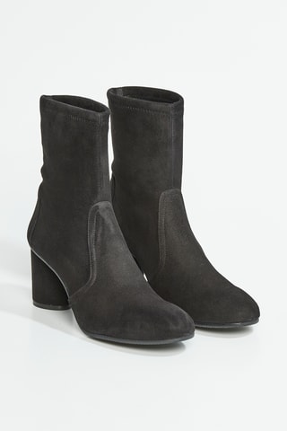 Bottines en cuir de chèvre Margot - Noir