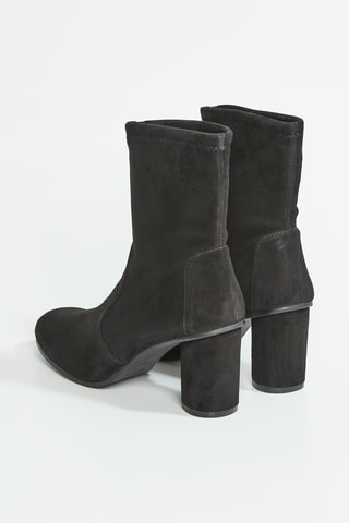 Bottines en cuir de chèvre Margot - Noir