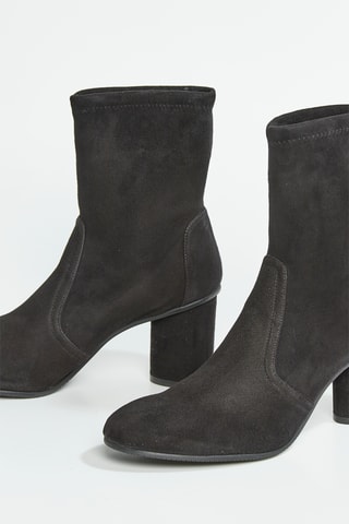 Bottines en cuir de chèvre Margot - Noir