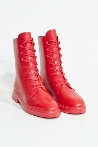 Bottines en cuir Mckenzee - Rouge