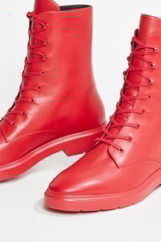 Bottines en cuir Mckenzee - Rouge