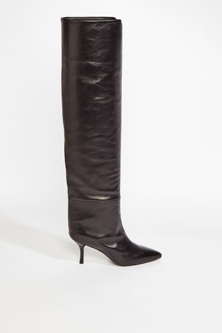 Bottines en cuir Millie - Noir