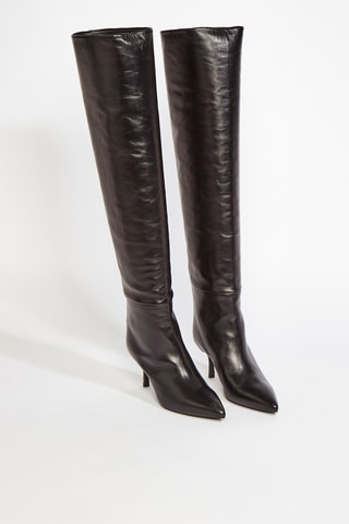 Bottines en cuir Millie - Noir